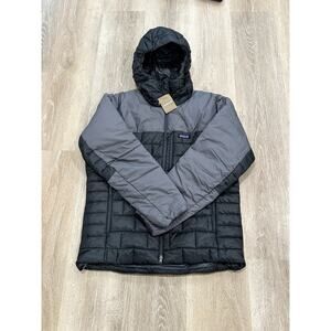 Patagonia Hi-Loft Nano Puff Hoodie, Men's XL, Forge Grey, NWT